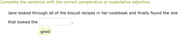 IXL - Good, better, best, bad, worse and worst (Year 13 English practice)