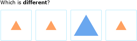 IXL - Same and different (Year 1 maths practice)