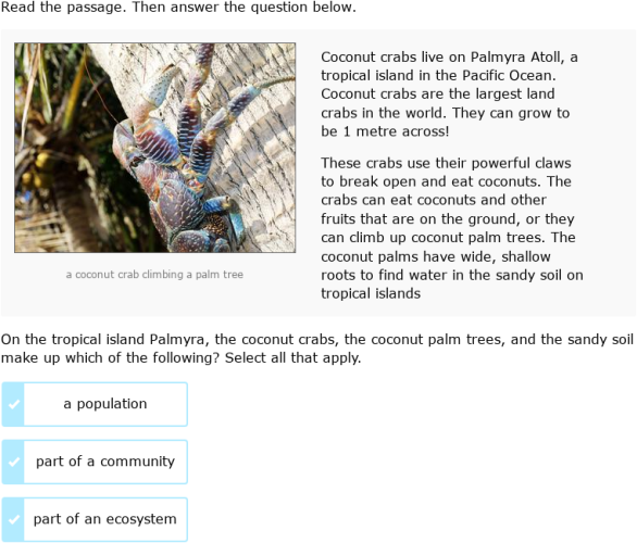 IXL - Describe populations, communities and ecosystems (Year 9 science ...