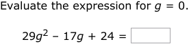 IXL - Evaluate one-variable expressions (Year 9 maths practice)