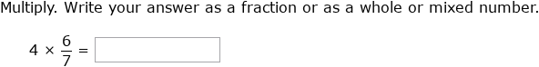IXL - Multiply fractions by whole numbers II (Year 8 maths practice)