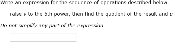 IXL - Write variable expressions (Year 7 maths practice)