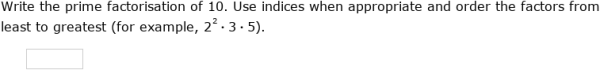 IXL - Prime factorisation with indices (Year 7 maths practice)