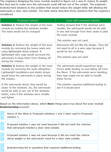 IXL - Explore the engineering-design process: going to the Moon! (Year ...
