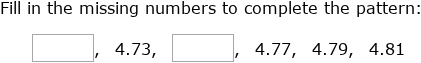 IXL - Arithmetic sequences (Year 8 maths practice)