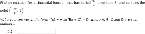 IXL - Write equations of sine functions using properties (Year 13 maths ...