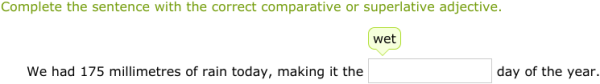 IXL - Spell adjectives that compare (Year 6 English practice)