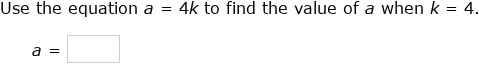 IXL - Find a value using two-variable equations (Year 7 maths practice)