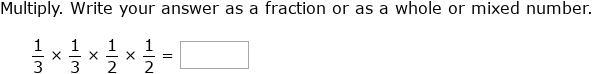 IXL - Multiply three or more fractions and whole numbers (Year 8 maths ...