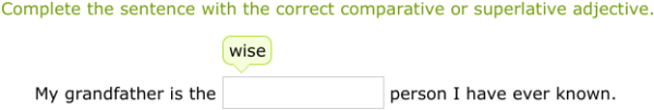 IXL - Spell adjectives that compare (Year 4 English practice)