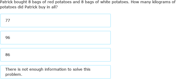IXL - Word problems with extra or missing information (Year 7 maths ...