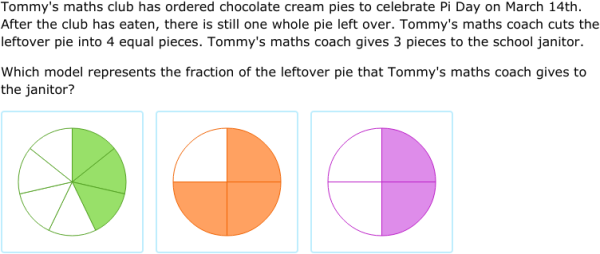 year ixl 1 english for modelling word (Year  problems a of  3 whole: maths Fractions IXL