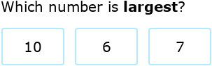 IXL - Compare three numbers - up to 10 (Year 1 maths practice)