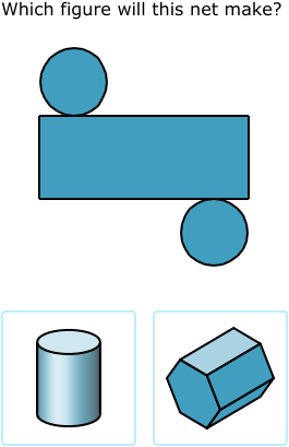 IXL - Nets of three-dimensional figures (Year 9 maths practice)