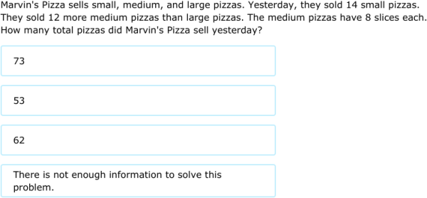 IXL - Word problems with extra or missing information (Year 6 maths ...