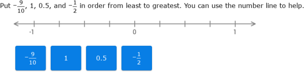 IXL - Compare and order rational numbers using number lines (Year 8 ...