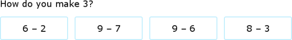 IXL - Make a number using subtraction - numbers up to 10 (Year 1 maths ...