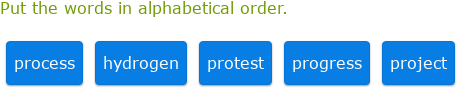 IXL - Alphabetical order (Year 7 English practice)