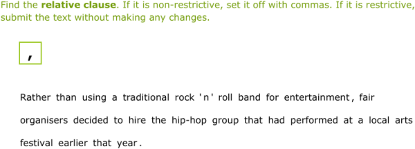 IXL - Commas with non-restrictive elements (Year 7 English practice)